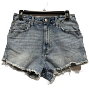 Lee Denim Shorts High Rise Cutoff Cotton Medium Wash Denim Jean Womens sz 29